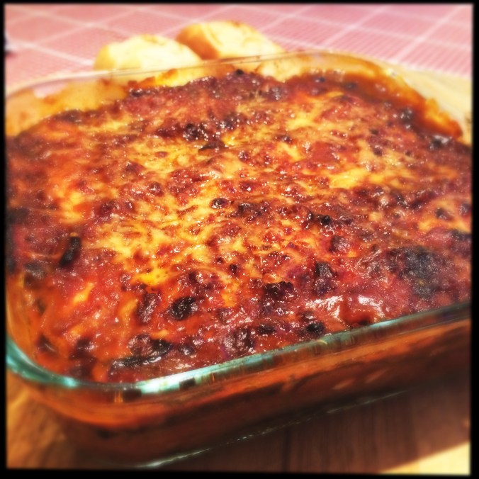 Aubergine bake