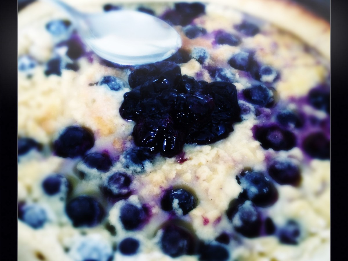 Baked Blueberry Pancake