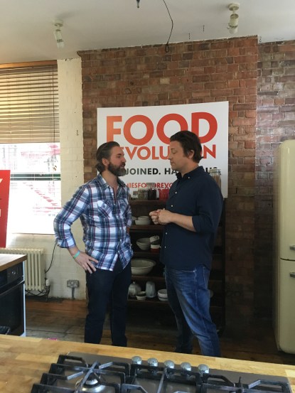 chatting with jamie oliver