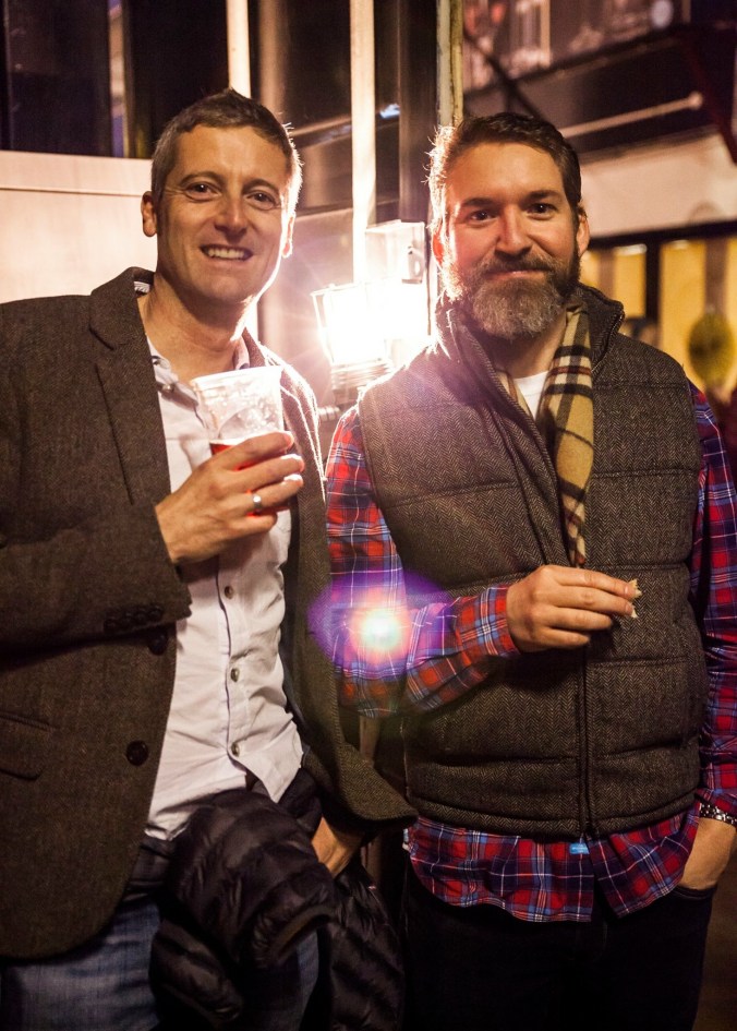 Alex and Simon at Battledown Brewery