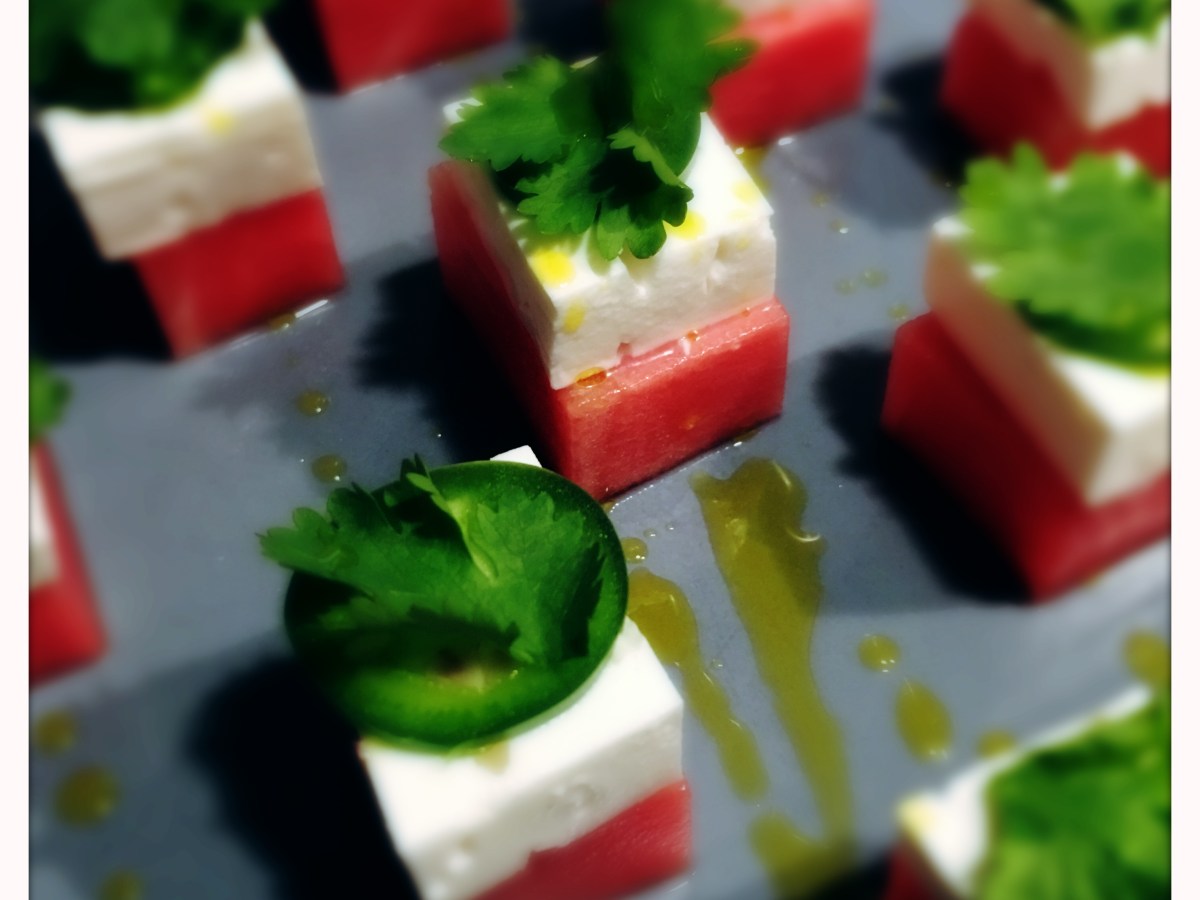 Watermelon Canapés