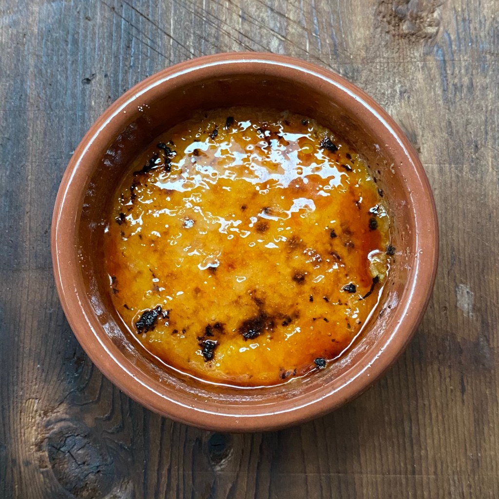 creme brulee or more accurately Crème brûlée